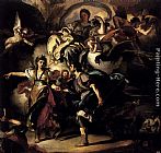 Francesco Solimena The Royal Hunt Of Dido And Aeneas painting